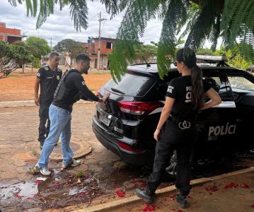 Após a prisão, o homem foi encaminhado ao sistema prisional, onde permanece à disposição da Justiça.