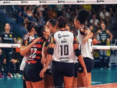 Sesc Flamengo bate Praia Clube pela Superliga Feminina de Vôlei