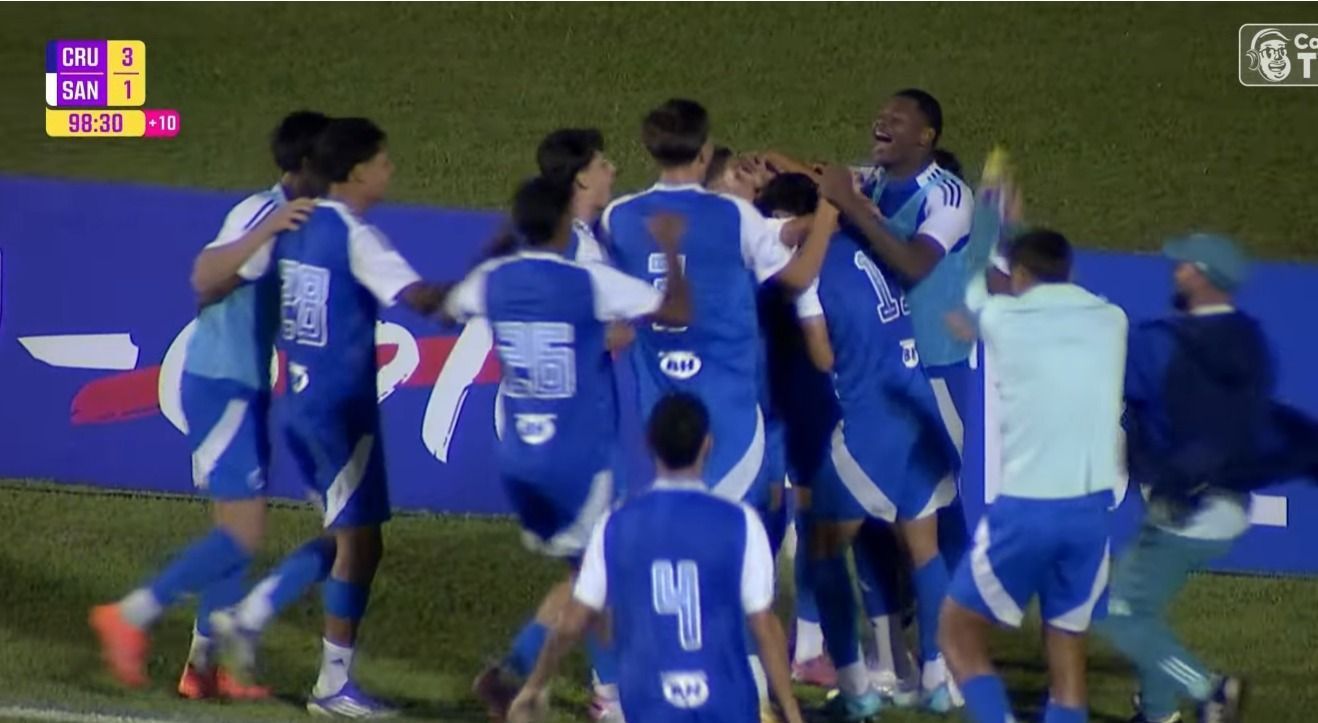 Cruzeiro é letal, vence Santos e se classifica às quartas de final da Copinha