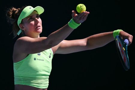 Bia Haddad na estreia do Australian Open