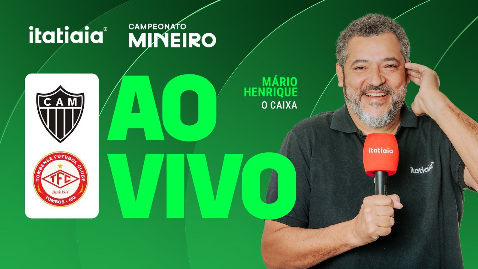Atlético x Tombense: acompanhe, ao vivo, a transmissão do jogo pelo Mineiro