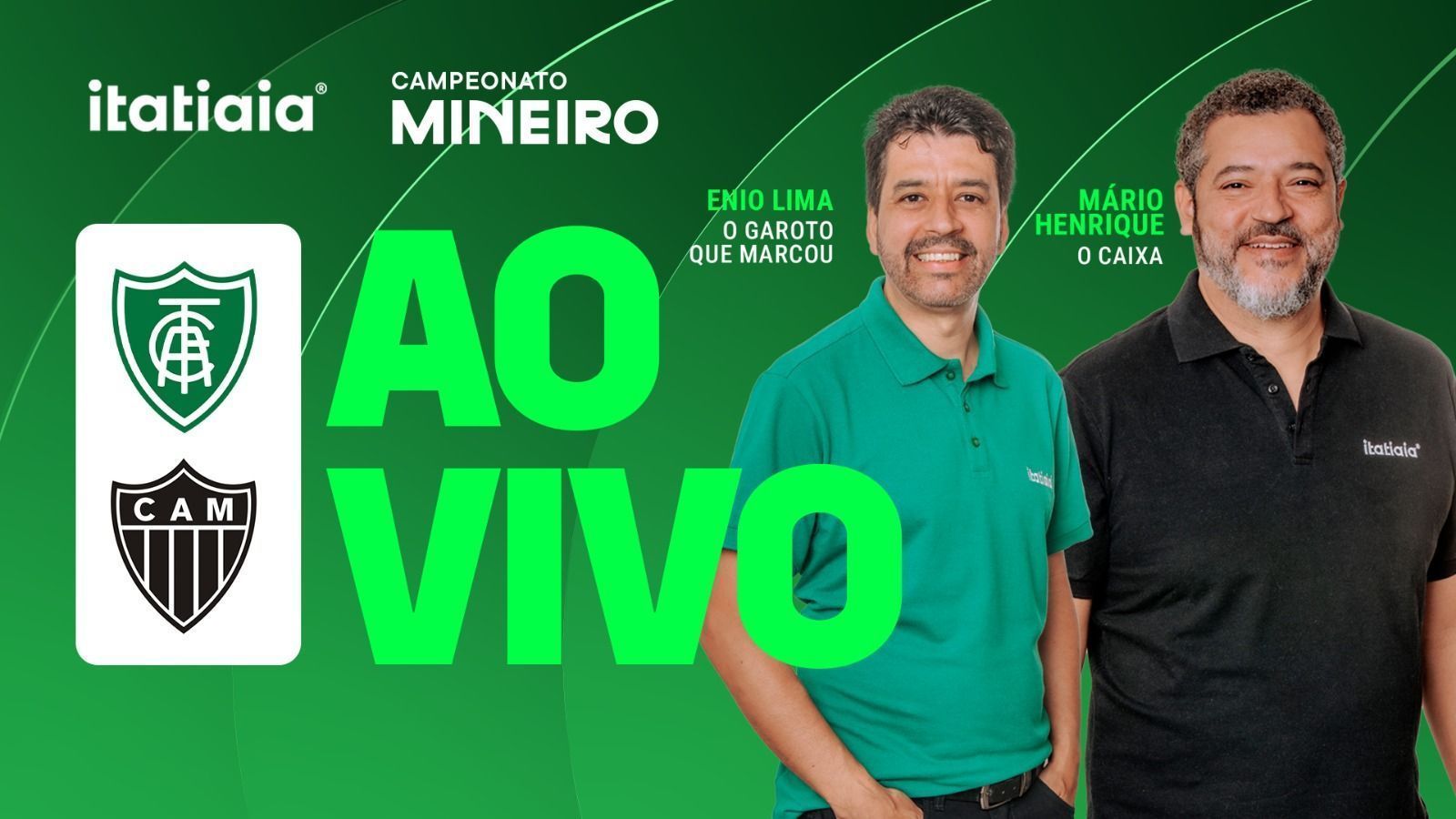 América x Atlético: acompanhe, ao vivo, a transmissão do jogo pelo Mineiro
