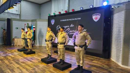 A cerimônia foi presidida pelo comandante da 11ª RPM, coronel Allison Verício de Oliveira.