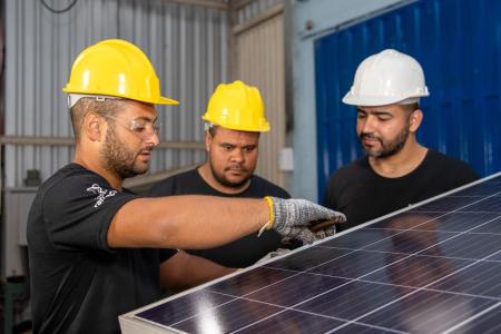 Aula do curso de Elétrica e Energia Fotovoltaica