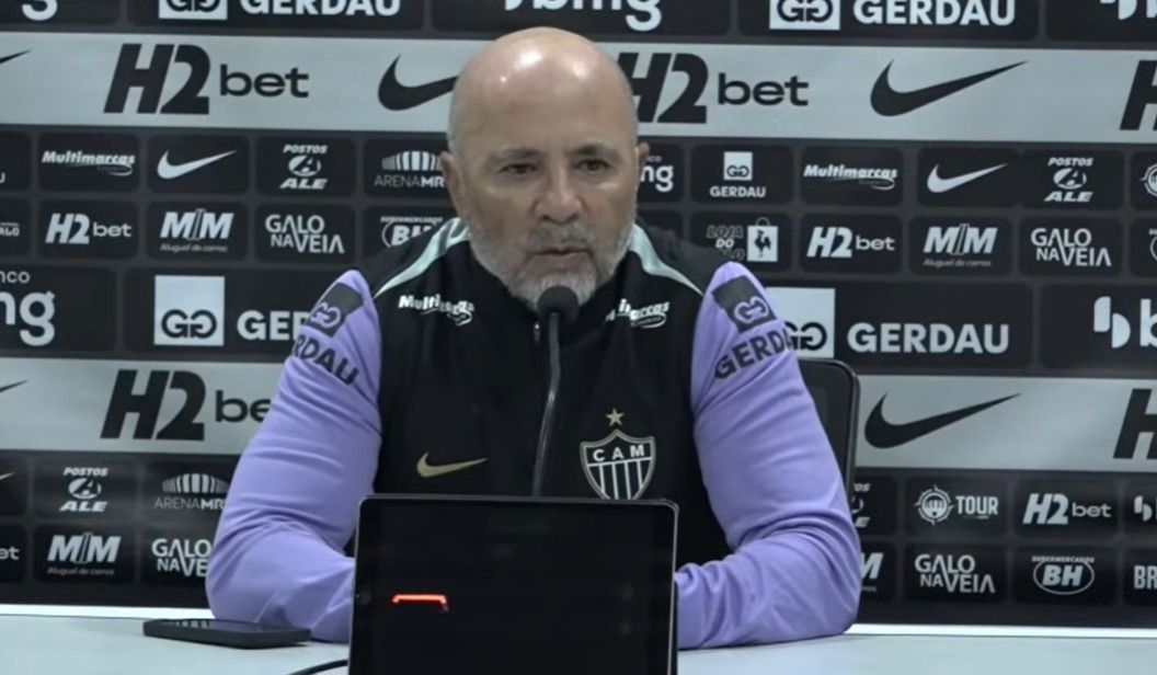 Sampaoli comenta confusão com Valentim e contesta gol anulado do Atlético