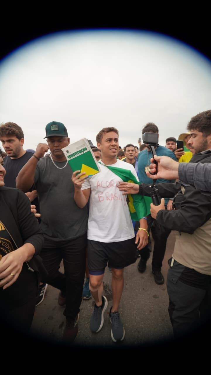 Nikolas orienta apoiadores a não irem à Praça dos Três Poderes no ato de domingo (25)