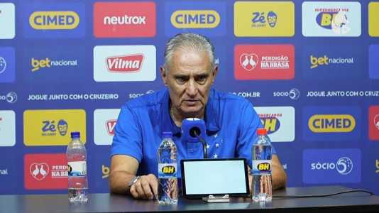 Tite projeta clássico contra o Atlético e elogia joia da base do Cruzeiro