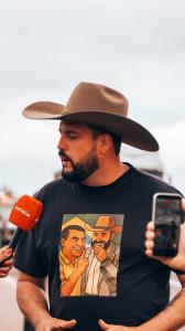 Zé Trovão acompanhou Nikolas Ferreira em sua caminhada até Brasília, no Distrito Federal