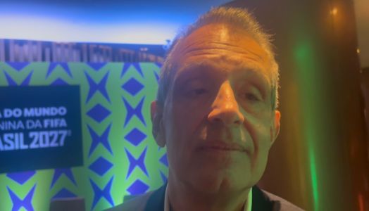 Bap, presidente do Flamengo, em evento da Copa do Mundo Feminina da Fifa