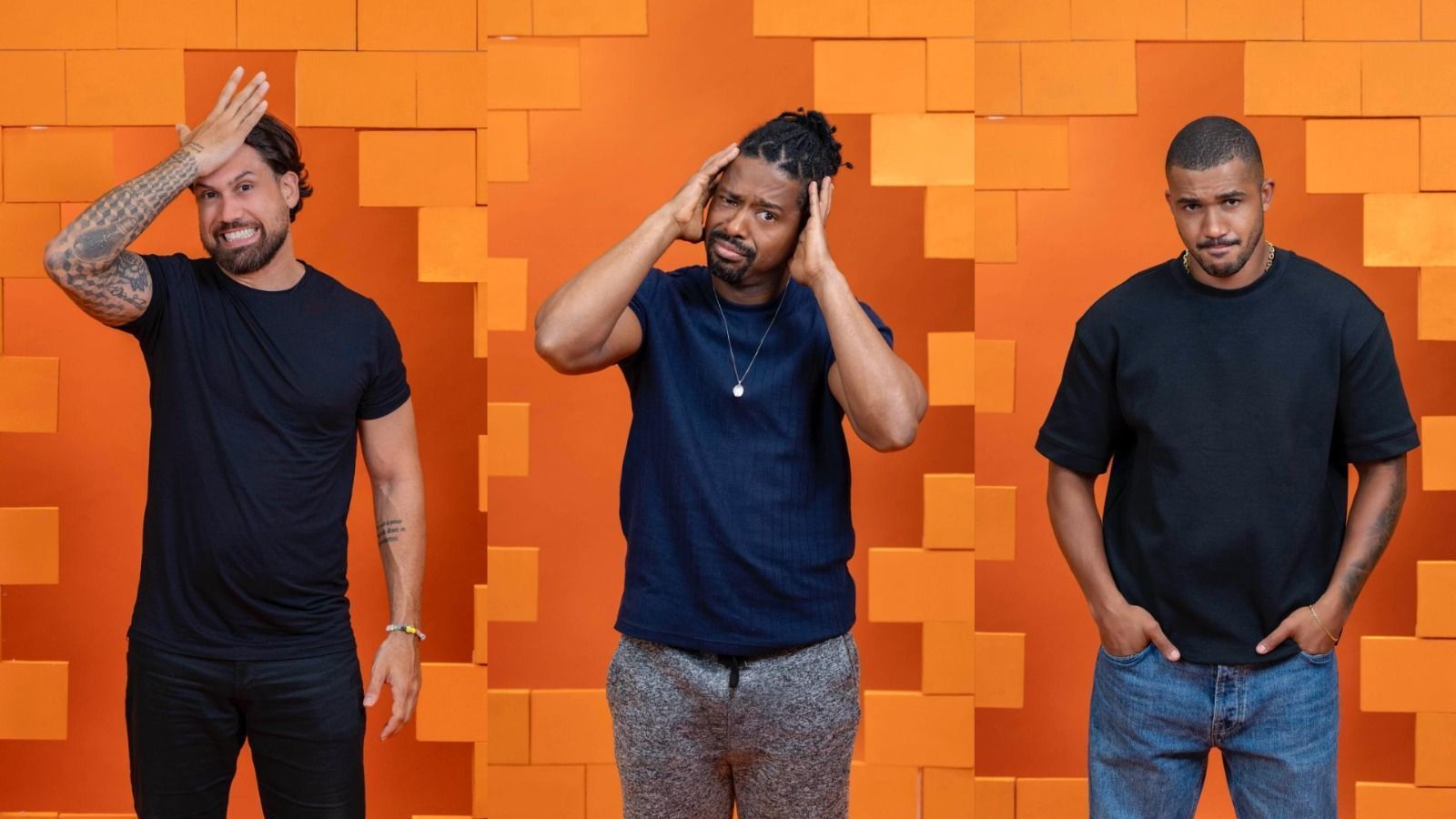 Enquete BBB 26: Brigido, Leandro ou Matheus, quem deve ser eliminado?