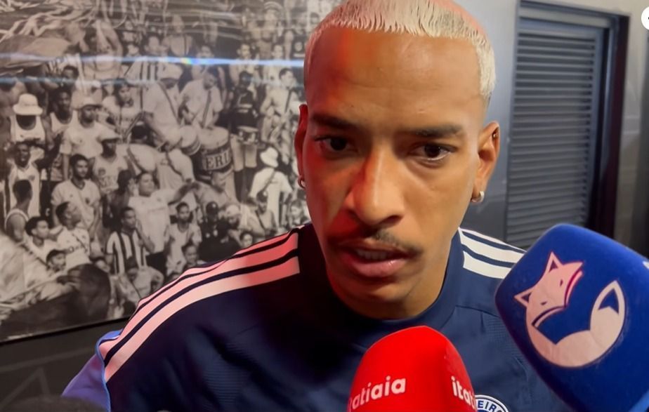 Matheus Pereira reage à situação do Cruzeiro no Mineiro e é direto sobre pressão