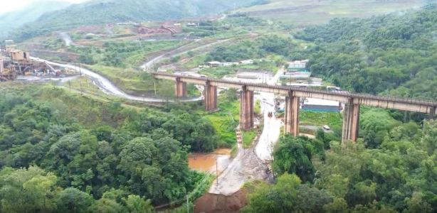 Fotos: estragos em Congonhas após extravasamento na Mina de Viga, da Vale