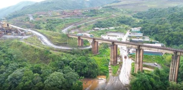 Fotos: estragos em Congonhas após extravasamento na Mina de Viga, da Vale