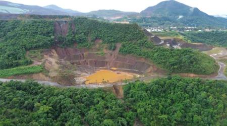 Mina de Viga teve extravasamento de sump e gerou grande dano em Congonhas