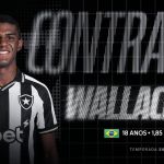 Botafogo anuncia a contratação de Wallace Davi, ex-Fluminense