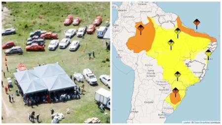Cidade em que crianças sumiram há quse um mês está sob alerta de chuvas intensas