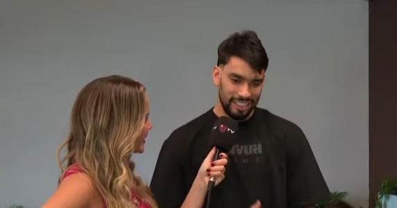 Lucas Paquetá na chegada ao Flamengo