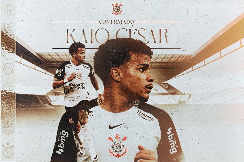 Corinthians anuncia contratação do atacante Kaio César; saiba detalhes