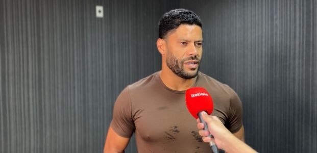 Hulk, atacante do Atlético, em entrevista à Itatiaia