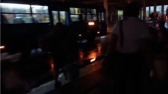 Temporal deixou a Estação São Gabriel sem energia