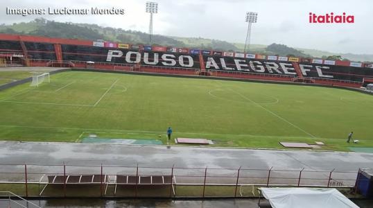 Estádio Manduzão, palco da partida entre Pouso Alegre e Atlético pela sexta rodada do Campeonato Brasileiro