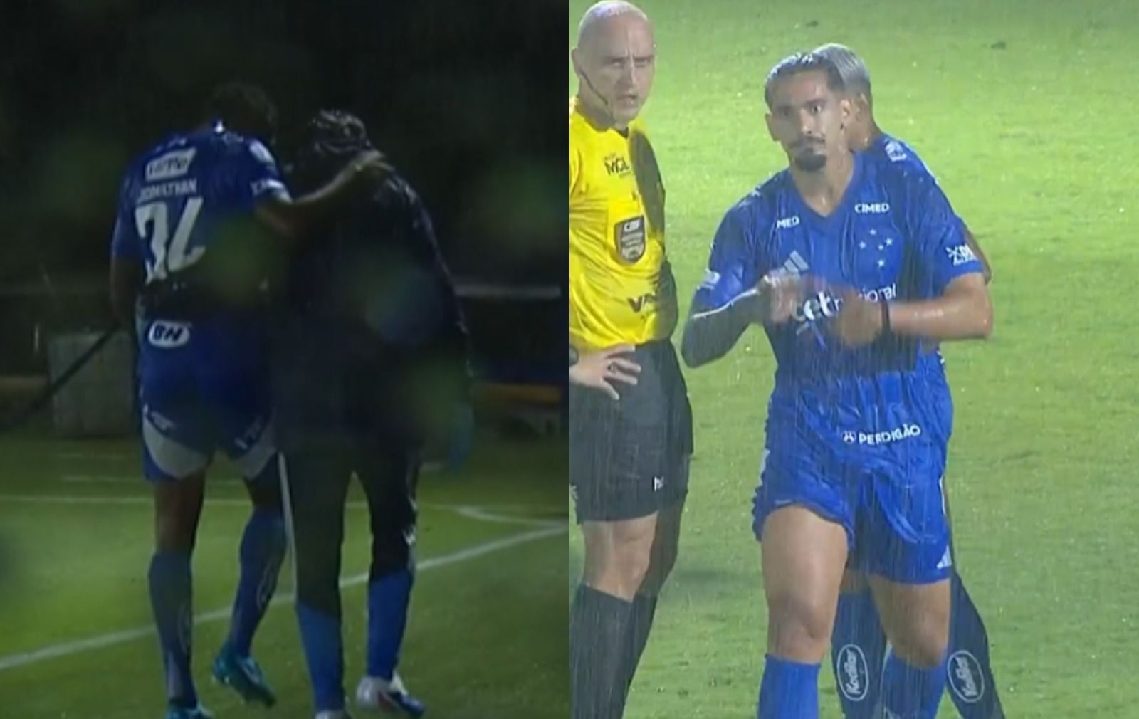 Dupla do Cruzeiro se machuca e deixa jogo contra Betim no primeiro tempo