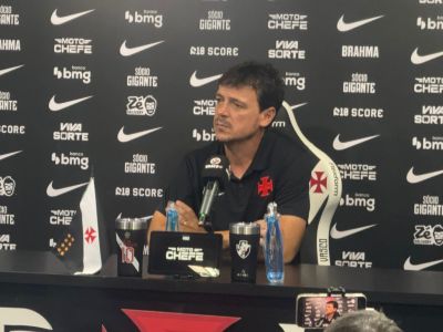 Fernando Diniz em coletiva após empate do Vasco conta o Madureira