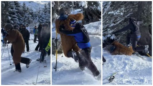 Brasileiro afirma que teve um dente da frente quebrado e sangramento na boca