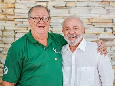 Frei Sérgio Görgen e Luiz Inácio Lula da Silva