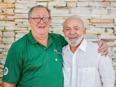 Frei Sérgio Görgen e Luiz Inácio Lula da Silva