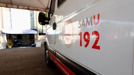 Atendimento foi feito por uma equipe médica do Samu