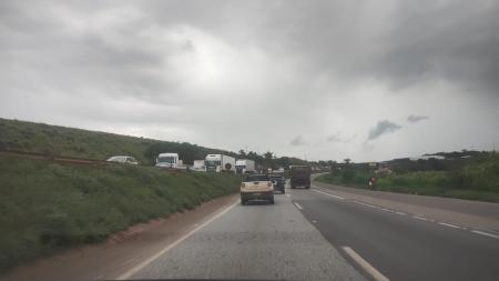 Obras acontecem nas proximidades do Km 523, na altura do Posto Bonanza