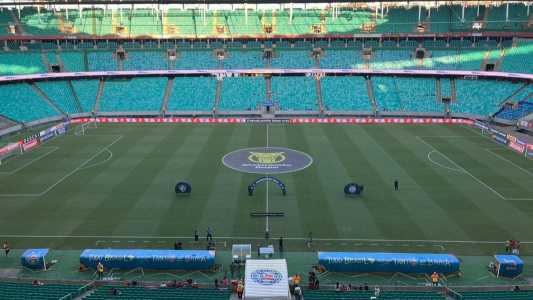 Arena Fonte Nova, em Salvador, antes de jogo entre Bahia e Fluminense