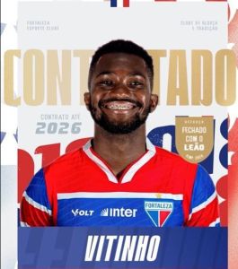 Fortaleza anunciou a contratação do atacante Vitinho