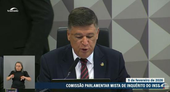Senador Carlos Viana na CPMI do INSS