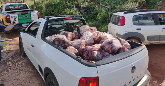 A carne apreendida é imprópria para consumo humano