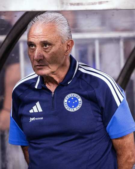 Tite, treinador do Cruzeiro