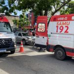 Mulher fica ferida após atropelamento no bairro Canaã, em Ipatinga