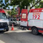 Mulher fica ferida após atropelamento no bairro Canaã, em Ipatinga