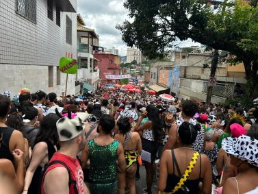 Fotos do bloco Mama na Vaca, no bairro Santo Antônio, em BH
