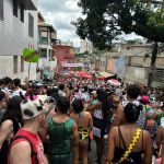 Bloco Mama na Vaca agita foliões no bairro Santo Antônio, em BH; veja fotos