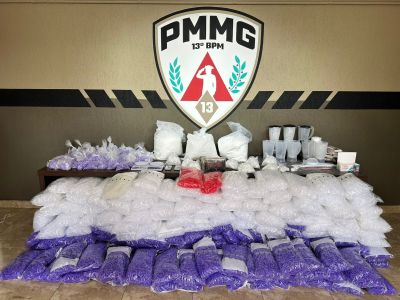 Material foi apreendido em uma casa do bairro Tupi, em Belo Horizonte