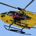 Esquiadora sofre grave queda na Olimpíada de Inverno e é resgatada por helicóptero