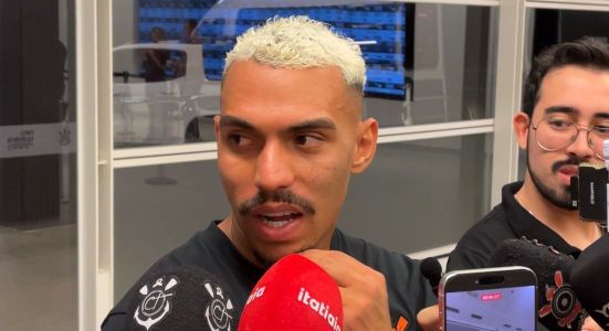 Matheuzinho após Corinthians x Palmeiras