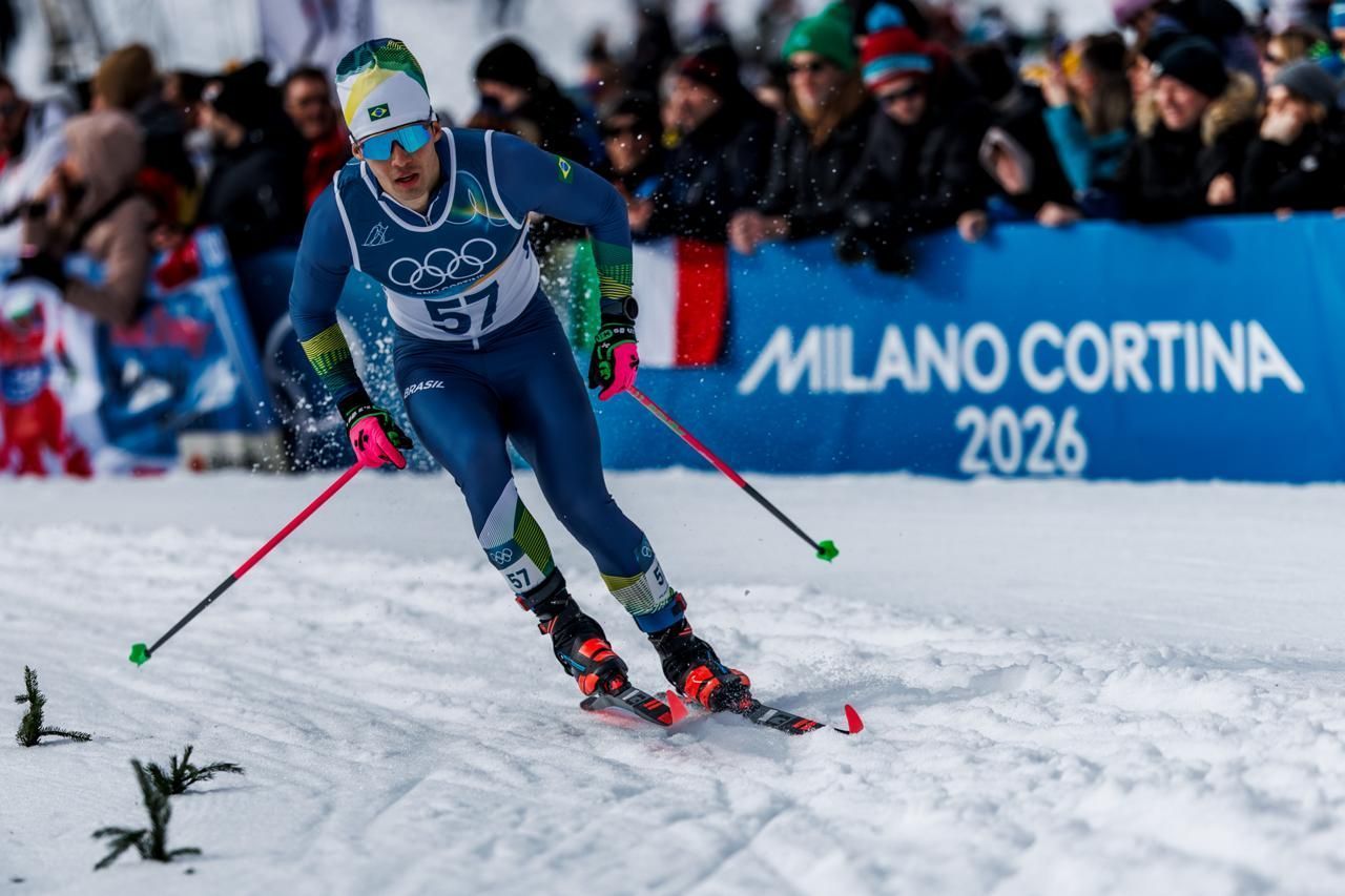 Brasileiro conquista melhor resultado da história do esqui na Olimpíada de Inverno