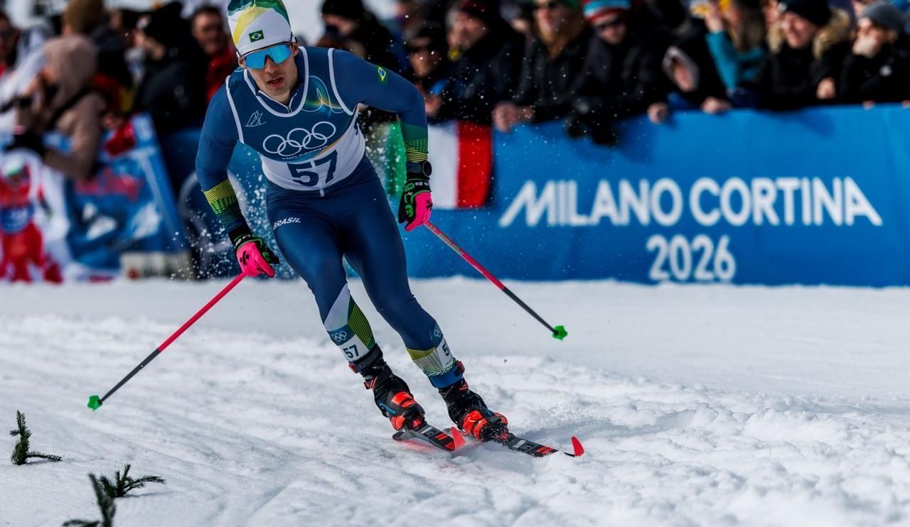 Brasileiro conquista melhor resultado da história do esqui na Olimpíada de Inverno