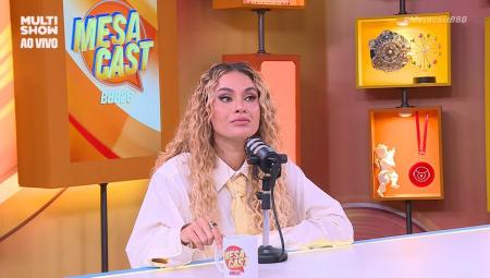 Sarah Andrade no Mesacast BBB