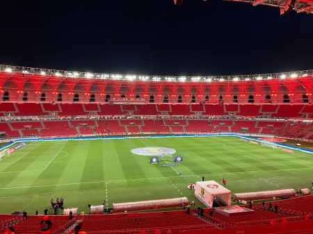 Estádio Beira-Rio, em Porto Alegre, para Inter x Palmeiras