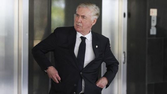 Carlo Ancelotti durante visita ao Palácio do Planalto, em Brasília, em janeiro de 2026