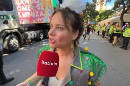 Bárbara Botega em entrevista à Itatiaia